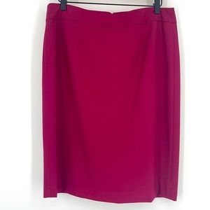 Calvin Klein Magenta Pencil Skirt